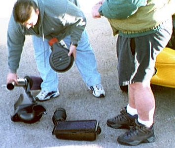 tony taking off stock box